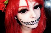 Halloween Make-up met behulp van Sclera cirkel lenzen