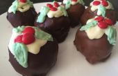 Chocolade Cake 'Christmas Pudding' ballen