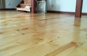 Brede plankenvloer DIY: Rough Cut naar tong en groef