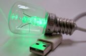Groene LED USB lamp