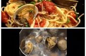 Spaghetti met venusschelpen recept