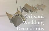 Origami bruiloft decoraties