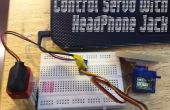 Control Servo met hoofdtelefoonhefboom