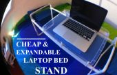 Goedkoop en uitbreidbaar laptop bed staan