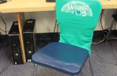 Recycle oude T-Shirts in de dekking van de zetel van de klas