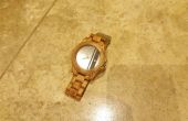 Zelfgemaakte houten horloge (vanaf nul)