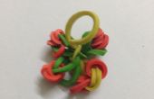 DIY eenvoudige Rainbow loom bloem charme (Made met een Pen)