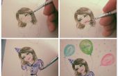 Hoe teken je cartoon portretten van foto's