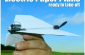 Elektrische papier vliegtuig