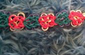 Butterfly Blossoms Rainbow Loom armband