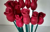 Houten Valentines / moeders dag rozen gemaakt van een tak