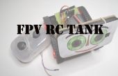 RC tank met een bewegende FPV camera