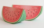Papier ambachtelijke watermeloen