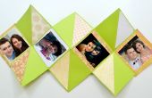 Mini-album - Hoe maak je een squash-boek (squash kaart) - DIY papier ambachten