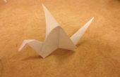 Origami fladderende Swan