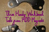 Drie handige werkbank Tools van HDD magneten