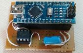 Arduino Nano als Attiny 85 programmeur en 5 LED POV