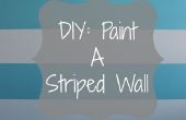 DIY: Schilderij A Striped muur
