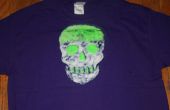 3D Glow-in-the-Dark Skull T-Shirt