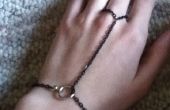 Eenvoudige Chain Ring armband (Slave armbandje)