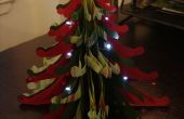 Fonkel kerstboom 3D wenskaart