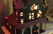 Miniatuur licht-up tafelblad Haunted House
