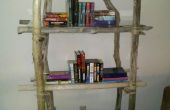 DIY drijfhout boekenplank