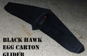 Black Hawk ei karton zweefvliegtuig