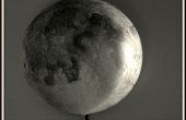 Arduino bestuurd Model maan fase wijzigingen synchroniseert met werkelijke maankalender