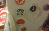 Pin badges omzetten in koelkast magneten