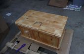 Een houten kist