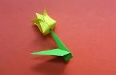 Origami papier tulip