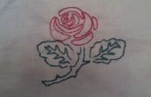 Hoe Hand Embroider een Rose