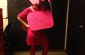 Pink Elephant Autowassen kostuum