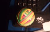 Gekleurde bal van rubberband