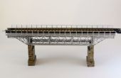 Bouwen van een schaalmodel van de 1:160 (N) van een spoorwegbrug Truss