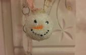 Glinsterende Snowman ornamenten