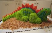3D-Cake van de verjaardag van de dinosaurus