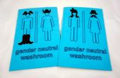 Gender neutraal Washroom teken
