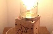 Mason jar Edison lamp