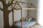 Huis-vormige kid's bed