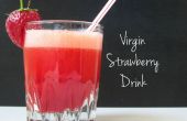 Virgin aardbei drinken (met een geheim ingrediënt!) 