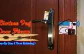 Hoe maak je eenvoudig deur Alarm met behulp van Clothes-Peg (DIY)