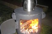 Draagbare Wood Fired Pizza-Oven/terrasverwarming