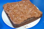 Chocolate Cake met chocolade bruine boter glazuur
