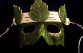 Hoe maak je een Silver Birch Leaf lederen masker