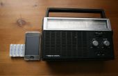 Oude Radio-versterker voor iPod