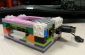 Raspberry Pi B + LEGO Case (kleinere voetafdruk)