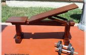 Gewicht Bench (5 positie, Flat/helling) verdubbelt als Patio Bench