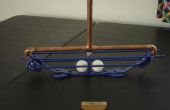 Roestige slagmoersleutels + ping pong ballen centrifugaal speelgoed =